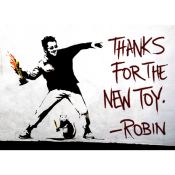 Banksy: Thanks for the new toy
