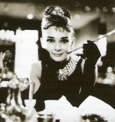 Audrey Hepburn, Retrato en Desayuno con Diamantes