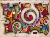 Eric Waugh, Quadra. Mural Abstracto Psicodelico