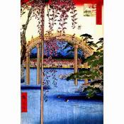 Hiroshige, Pintura Japonesa, Puente