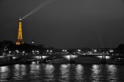 Cuadro de Paris, Torre Eiffel desde el Sena. Coloreada 1