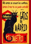 Los Gatos de Madrid - spanisches Plakat