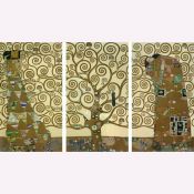 Gustav Klimt - Der Lebensbaum - Triptico