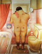 Botero, Man in the Bathroom