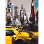 Taxis Amarillos en Broadway, New York