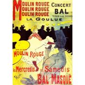 Arte Modernista: Toulouse Lautrec, Moulin Rouge
