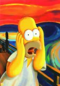 Homer Simpson, The Scream