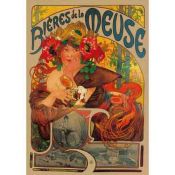 Art Nouveau: Alphonse Mucha, Bieres de la Meuse