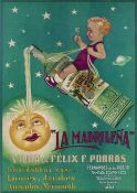 La Madrileña - spanisches Plakat
