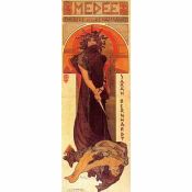 Modernist poster: Mucha, Medea