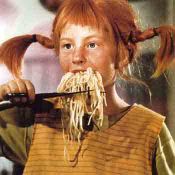 Pipi Calzaslargas, Spaghetti: Infantil