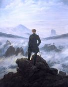 FRIEDRICH : El caminante sobre el mar de nubes