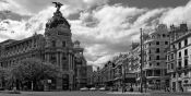 Cuadro Fotografa panormica de Madrid: Metropolis de da