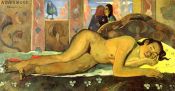 Cuadro de Paul Gauguin: Mujer Etnica. Desnudo