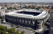 Cuadro Mural Gigante foto aerea. Estadio Santiago Bernabeu