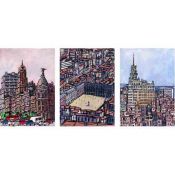 Jose G. Alcala. Triptych Madrid Architecture