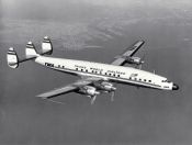 Cuadro del Avion Super Constellation de 1960