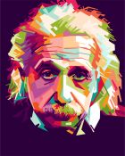 Cuadro de Einstein en Pop Art
