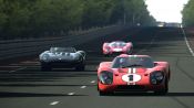 Cuadro de coches en Circuito La Sarthe: Ford GT 40 y Jaguar