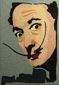 Cuadro  Estilo Mosaico de Salvador Dali. Pop Art Tipo Gaudi