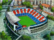 Jose G. Alcala: Estadio Vicente Calderon. Atletico de Madrid