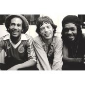 Mick Jagger, Bob Marley & Peter Tosh